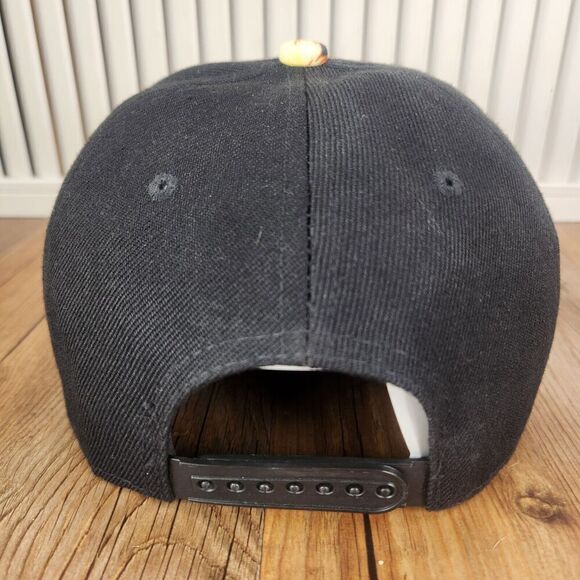 OG Official Genius Crown Snapback Hat Cap Black Floral Hawaiian Flowers Tropical - Picture 5 of 11